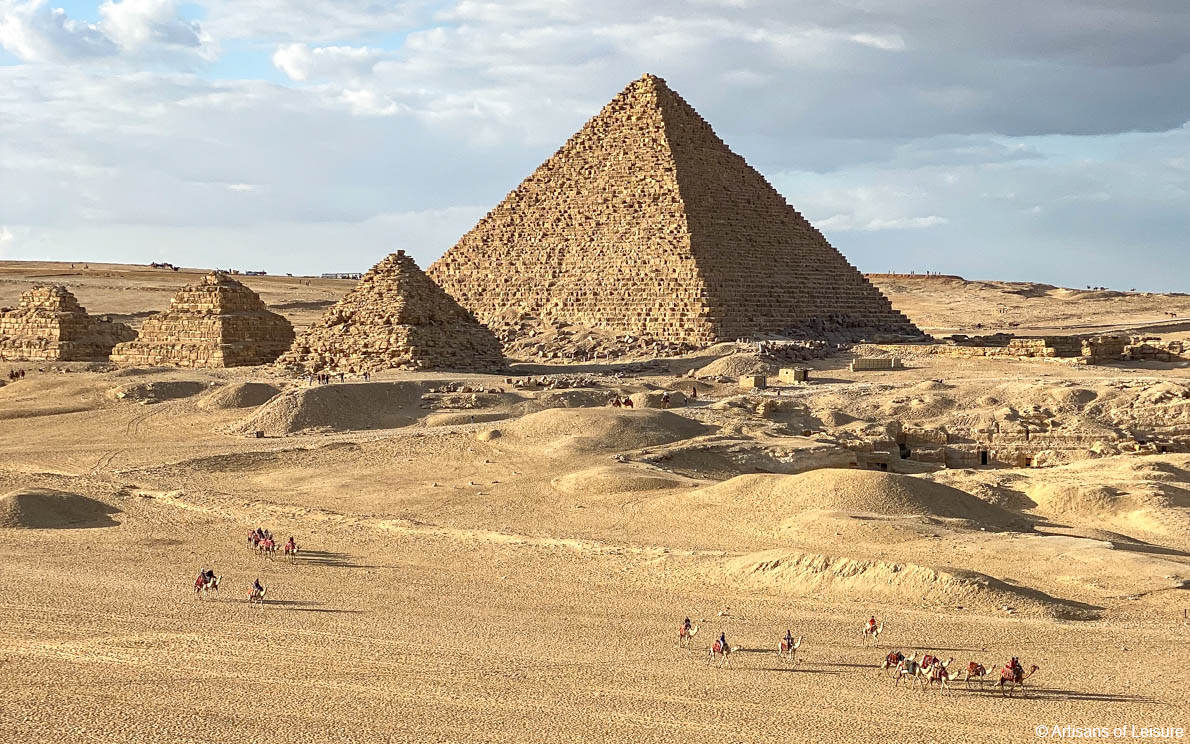 The Pyramids near Cairo, Egypt