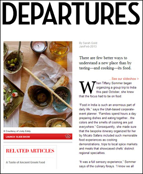 Artisans of Leisure in Departures magazine