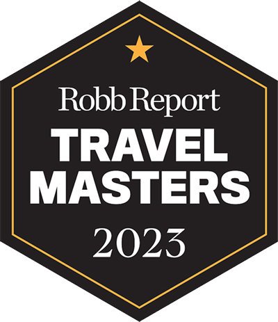 Robb Report Travel Masters award 2023