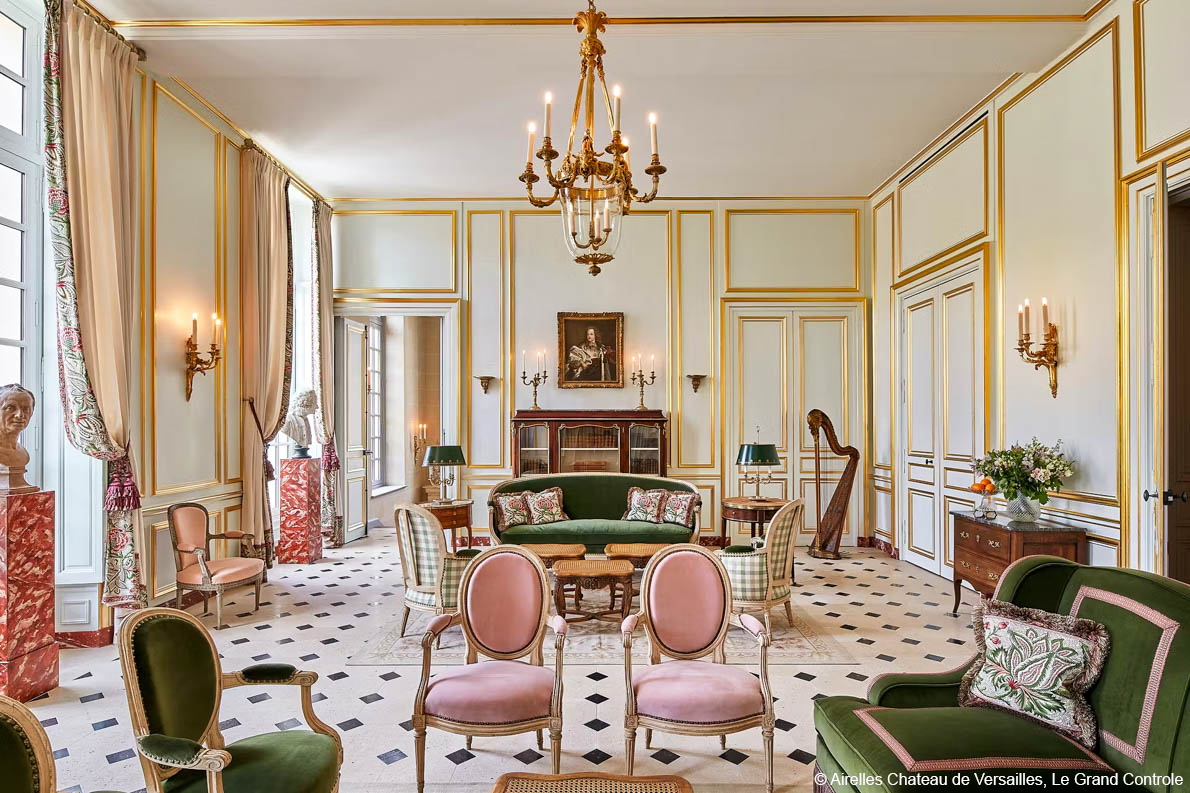 Airelles Chateau de Versailles, Le Grand Controle, a luxury hotel at the Palace of Versailles