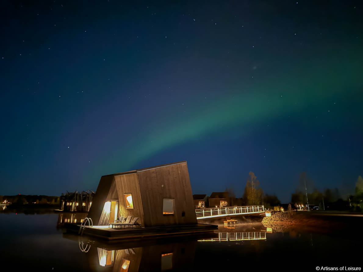 The Northern Lights were incredible during our recent visit to the Arctic Bath hotel in Swedish Lapland