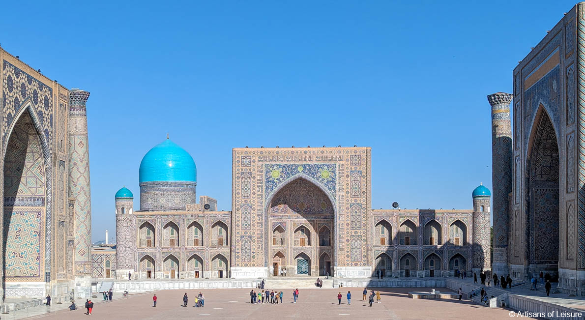 The Registan in Samarkand is one of the highlights of Uzbekistan