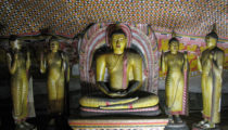 Dambulla Cave Temple in Sri Lanka