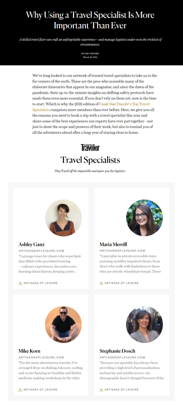 conde nast traveller jobs