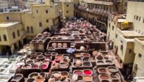 Visiting the Tanneries in Fez, Morocco