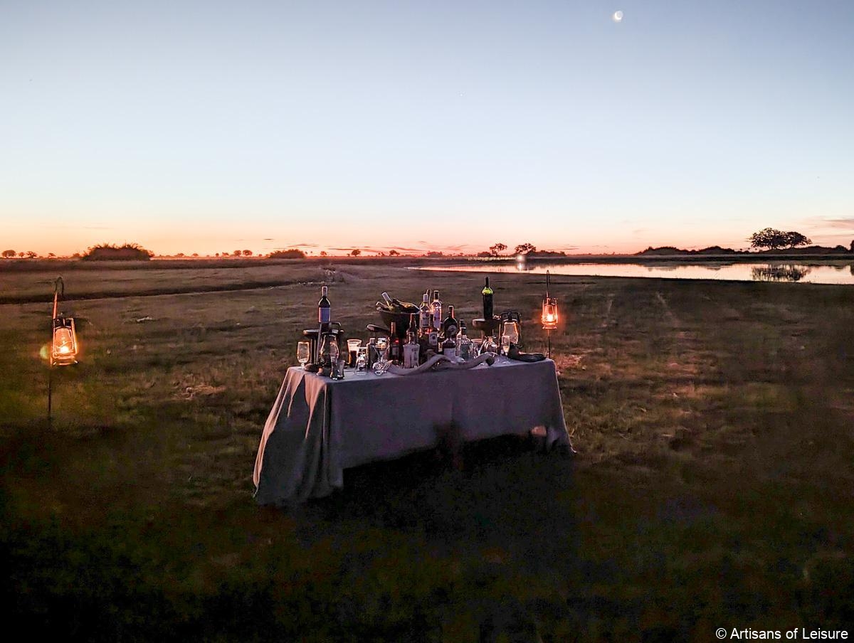 African safari sundowners